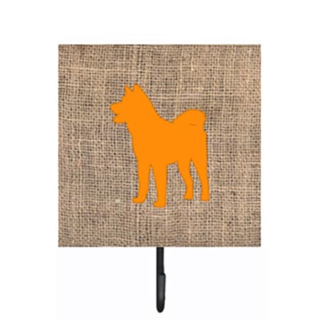Carolines Treasures Akita Burlap And Orange Leash Or Key Holder BB1082-BL-OR-SH4