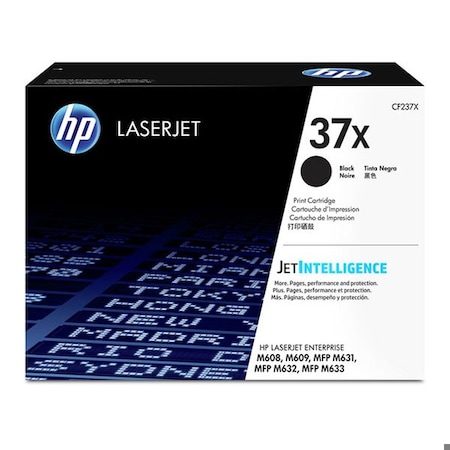 Hp 37X, CF237XG High Yield Black Original LaserJet Toner Ctg for Govt CF237XG