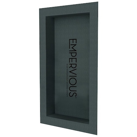 Emser Tile Empervious Series Shower Recess Niches, Fiberglass/XPS Foam, 16 in W, 24 in H ZGBN1624F