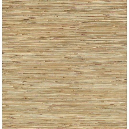 A-Street Prints Shuang Light Brown Handmade Grasscloth Wallpaper 2972-86107