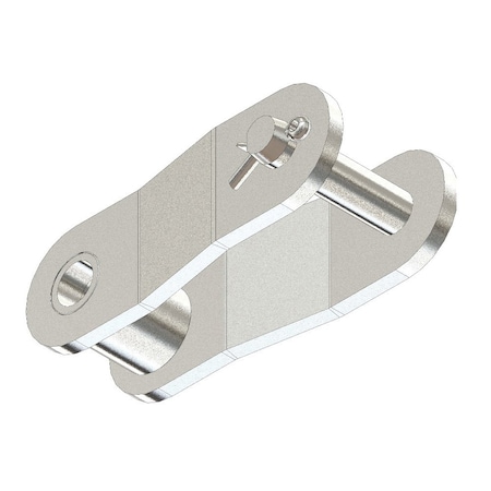 Senqcia Hi-Max Conveyor Series Double Pitch Cottd Off Link, C2060HNP chain, 1.5P, 1.37 OAW, .59 Pin, Stl C2060NPHMOL
