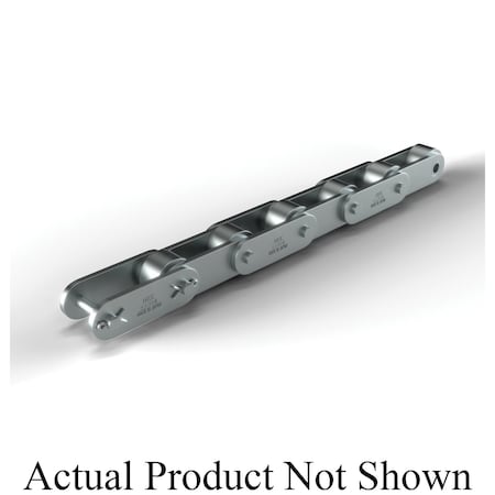 Hkk Chain HKK Double Pitch Car Lg Riv Conv, 50 ft OAL, 1.25P, .75 Dia x 3/8 W, .08 THK Plate, 304SS SC052R1B