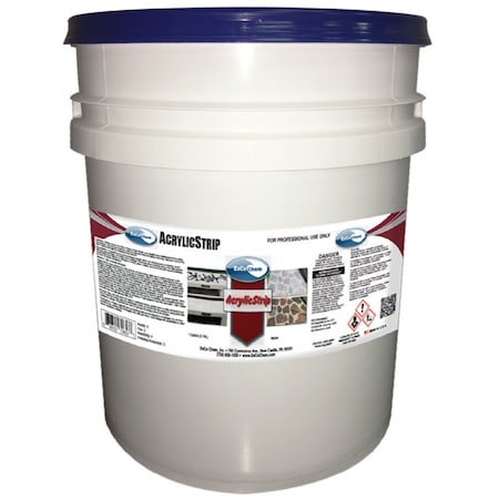 Eaco Chem AcrylicStrip 5 Gallon - Remove Acrylic, Acrylic Latex, Polyrethane and Other Resin Coatings. Solven AS5g
