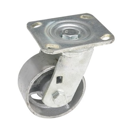 Vestil Cast Iron/Steel Swivel Caster 4 In. Diameter x 2 In. Width 700 Lb. Capacity Gray CST-MA-4X2-S