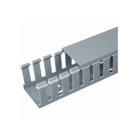 Panduit Wire Duct, Wide Slot, Gray, 2.25 W x 2 D G2X2LG6