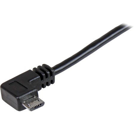 Startech.Com 6ft Angled Micro-USB Charge & Sync Cable USBAUB2MRA
