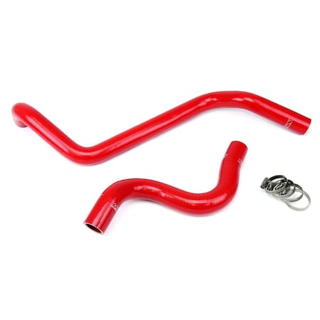 Hps Performance High Temp Reinforced Silicone Radiator Coolant Hose Kit, Red,  57-1274-RED