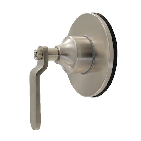 Kingston Brass Single-Handle Six-Way Diverter Valve with Round Trim Kit, Brushed Nickel KS4038KL