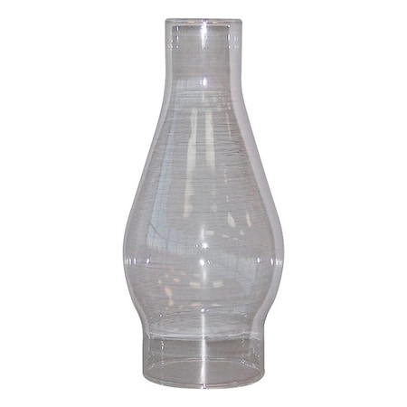 Tiki Lamp Chimney, Glass, Clear, For: No 110-MTB Chamber Lamp, Traditions Oil Lamps with 2-5/8 in Bases 411B