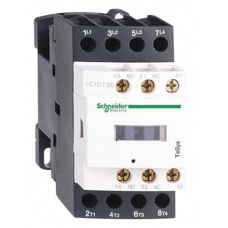 Square D CONTACTOR 600VAC 25AMP IEC + OPTION LC1DT25F7