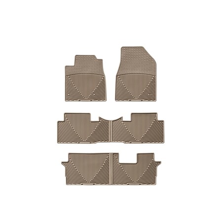 Weathertech Tan, Front, Rear, and Rear All Weather Floor Mats WTHT148152153