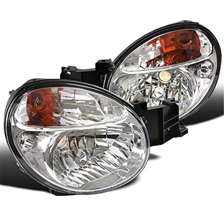 Overtime Headlights for 2002-2005 Subaru Impreza WRX - Chrome OV126281