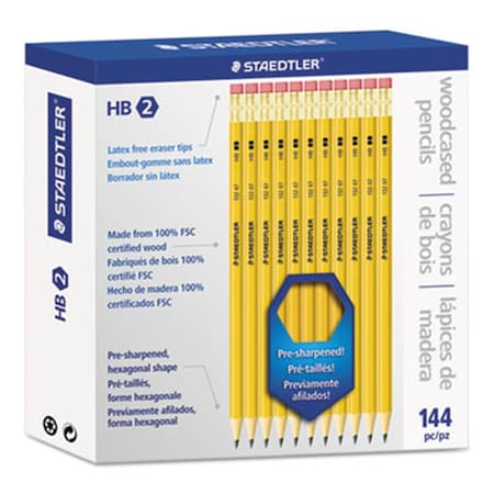 Staedtler Woodcase Pencil Yellow 13247C144A6