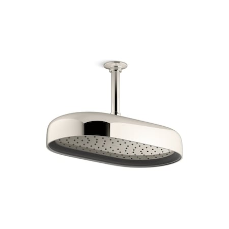 Kohler Statement Oblong 14" single-function rainhead, 2.5 gpm 26294-SN