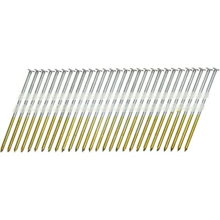Senco 20 Deg Plastic Strip Hot-Dipped Glvnzd Full Round Head Framing Stick Nail 3-1/4''x.131'', 2500 Ct. KD28ASBS