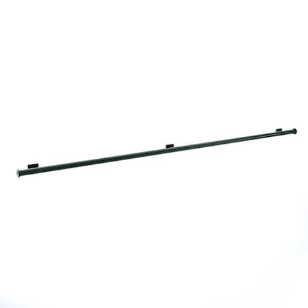 Quiet Glide 6' Black Ladder Rail Kit for Rolling Ladder System QG.4006-202.08