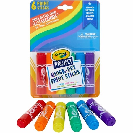 Crayola Project Quick-Dry Paint Sticks, 36PK 54-1070