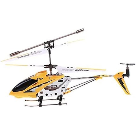 Syma S107-S107G 3 Channel RC Helicopter Toys with Gyro - Yellow NC23714