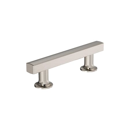 Amerock Everett 3 inch 76mm Center-to-Center Satin Nickel Cabinet Pull BP37103G10