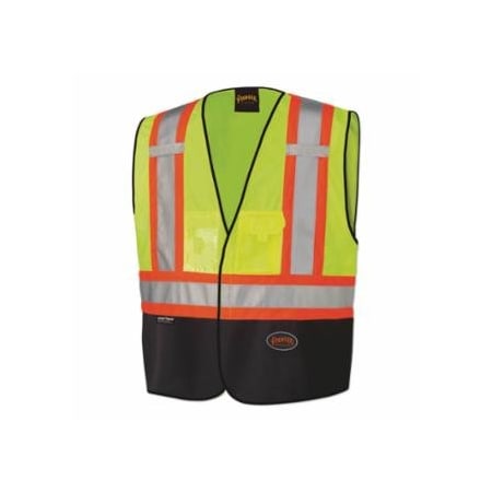 Pioneer 131BBAU Safety Vest, S/M, Green 852-V1020161U-S/M