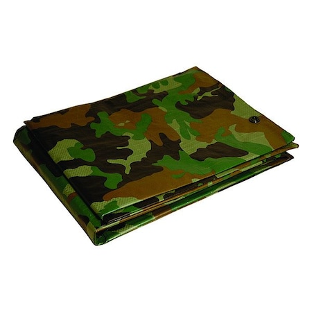 Zoro Select 7 mil Tarp, Camouflage 42030