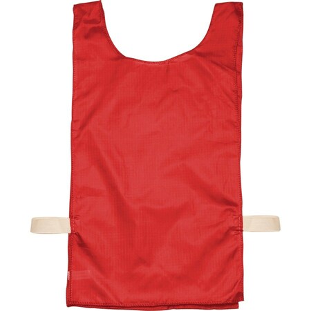 Champion Sports Champion Sport NP1RD Heavyweight Pinnies Nylon One Size Red 12 per Pack NP1RD