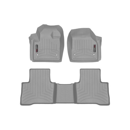 Weathertech Grey, Front and Rear Floorliners 4618591-4615163