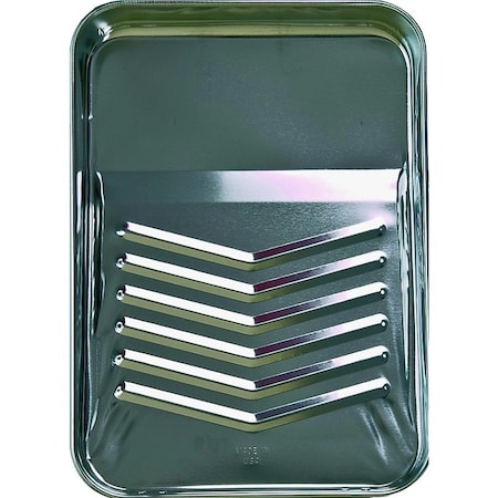 Linzer RM400 Paint Tray, 11-1/4 in L, 15-1/4 in W, 1 qt Capacity, Metal RM 400