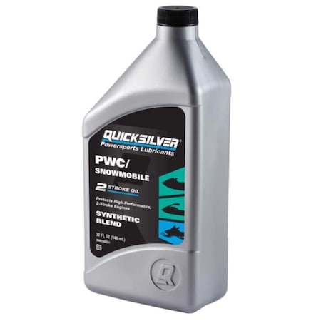 Quicksilver 2-Cycle Synthetic Blend Motor Oil 32 oz 1 pk 710-92-8M016640