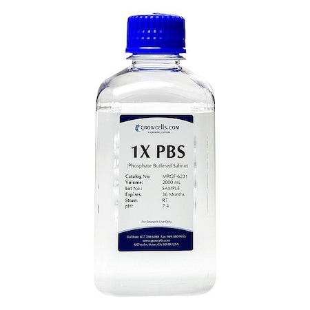 Growcells Phosphate Buffered Saline, Bottle, 2 L MRGF-6231