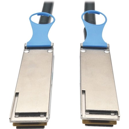 Tripp Lite QSFP28 to QSFP28 100GbE Passive DAC Copper InfiniBand Cable 0.5M N282-20N-28-BK