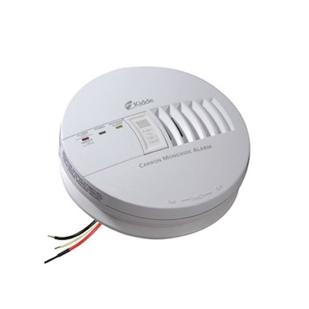 Kidde Carbon Monoxide Detector Hard-Wired w/Battery Back-up Electrochemical 21006406
