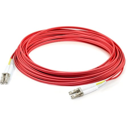 Add-On 2M LC M/M OM2 RED FIBER PLENUM PATCH CBL ADD-LC-LC-2M5OM2P-RD