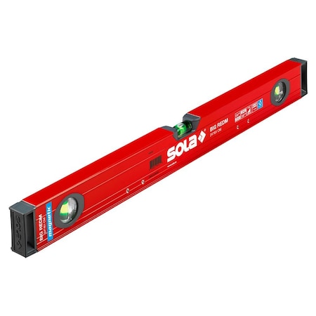 Sola Box Beam Level, Black/Red, 24 in L LSB24LM