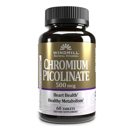 Windmill Chromium Picolinate, 500mcg, 60PK 35046012069