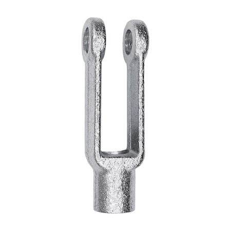 Auveco Brake Yokes 3/8-24 Tap 2 1/2in Long 1in Wide, 2PK 10790