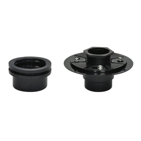 Kingston Brass 2-Inch Shower Drain Base Flange, Black BSFL02B