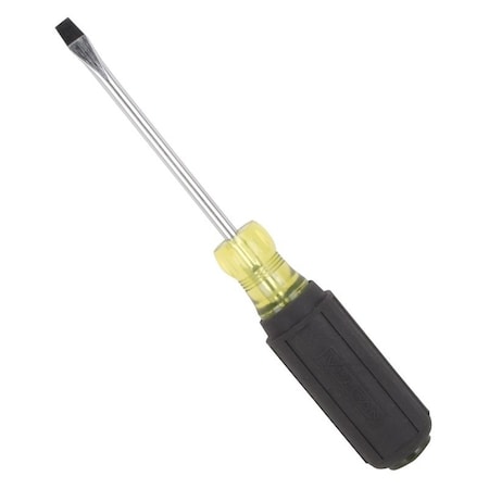 Vulcan Screwdriver, 1/4 in Drive, Slotted Drive, 8-1/4 in OAL, 4 in L Shank, Plastic/Rubber Handle MP-SD05