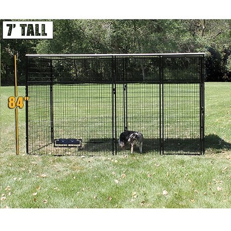 K9 Kennel Store 6ft X 12ft Complete 7ft Tall Dog Kennel Powder Coated C7T6X12FK