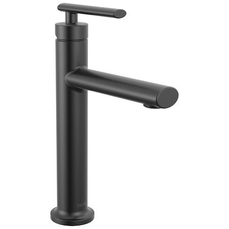 Delta Altado Single Handle Bathroom Faucet In Matte Black 5442-BLMPU-DST