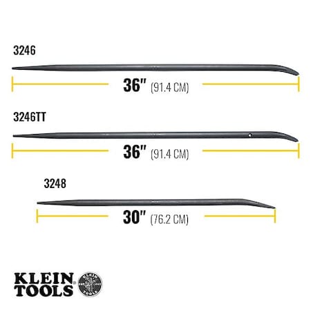 Klein Tools Connecting Bar, 7/8-Inch Round by 30-Inch Long 3248