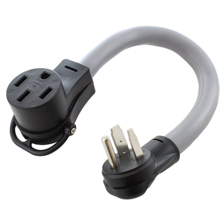 Ac Works 1.5FT EV Adapter NEMA 6-50P Welder Plug to 50A EV Adapter Cord for Tesla EV650MS-018