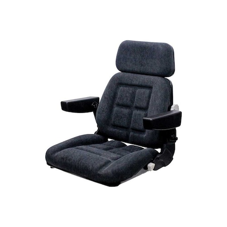 Uni Pro Case IH 5100-5200/71-89 600 Seat Top Assembly Kit Original Swivel Gray Fabric 6560