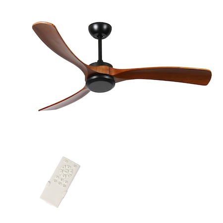 Edendirect 72 Inch Sturdy Load-Bearing Ceiling Fan with Remote Control, Reversible Rotation ZR-W2352P306828