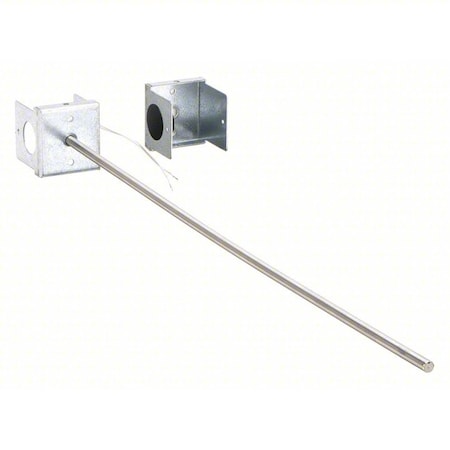 Johnson Controls Temperature Sensor, Thermistor 10k ohm Type 2, Duct 8" Metal TE-6361M-1