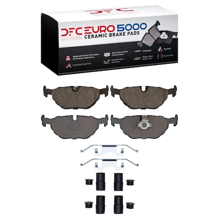 Dfc 5000 Euro Ceramic Disc Brake Pad Set,  1600-0692-12