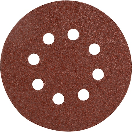 Do It Best 5'' 60-Grit 8-Hole Pattern Vented Sanding Disc with Hook & Loop Backing, 50PK 4345004