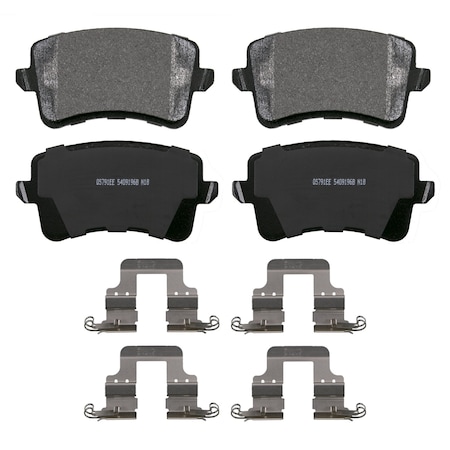 Wagner Brake QuickStop Rear Disc Brake Pad Set Semi-Metallic,  ZX1386