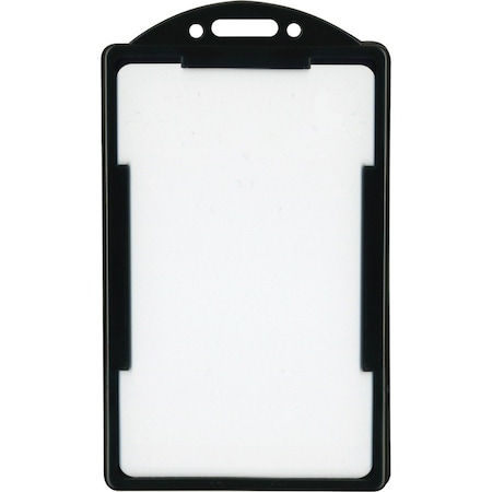 Advantus ID Card Holder, Vertical, Blk, PK25 75657