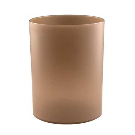 Hapco Elmar Serenity Collection 8 Qt. Round Wastebasket, Fawn, 6PK SC108FAWN
